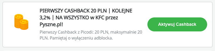 Picodi KFC